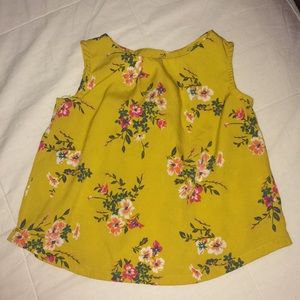 Baby girl floral tank